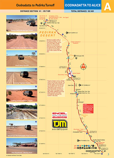 sample page of Oodnadatta To Alice Springs