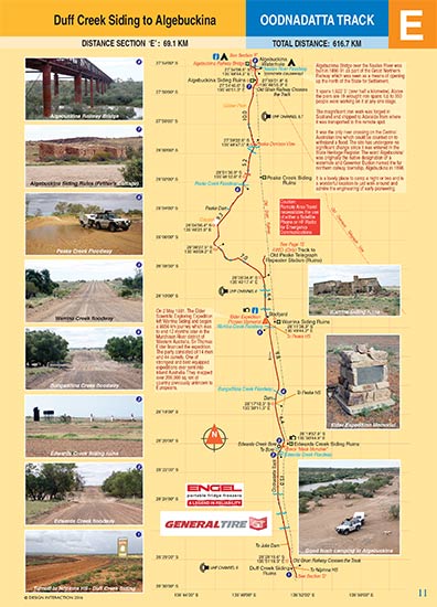 sample page of Oodnadatta Track